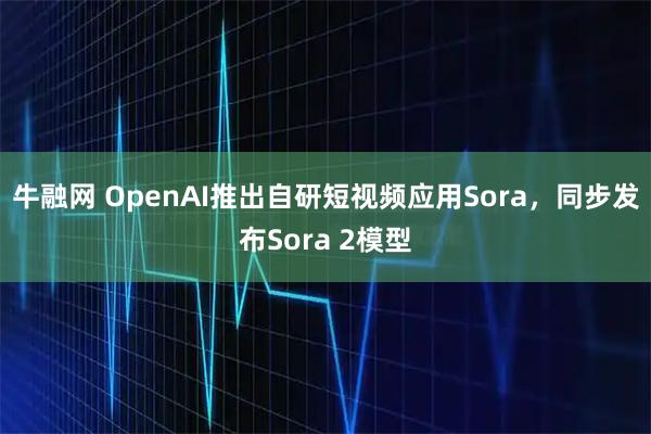 牛融网 OpenAI推出自研短视频应用Sora，同步发布Sora 2模型