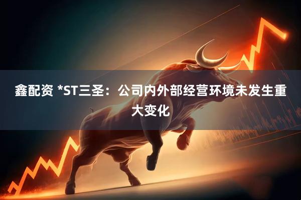 鑫配资 *ST三圣：公司内外部经营环境未发生重大变化